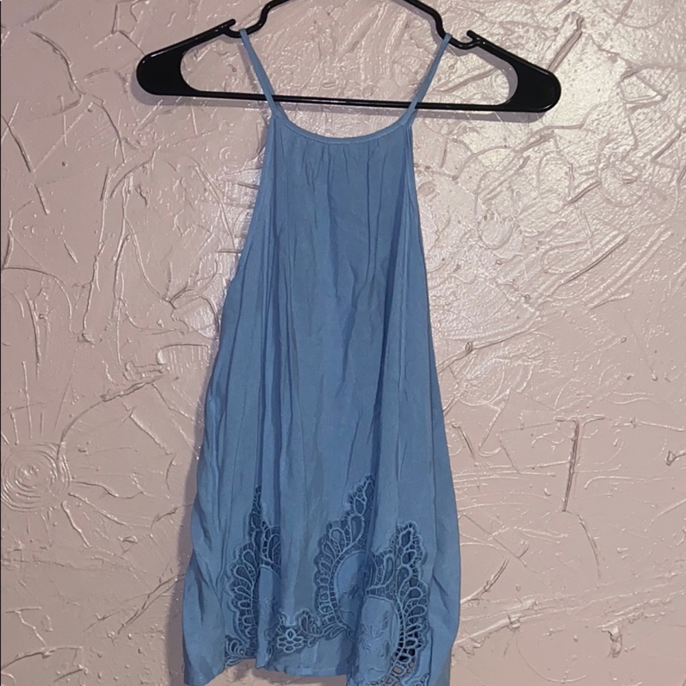 Blue tank top